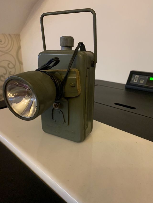 Torcia militare vintage da collezione