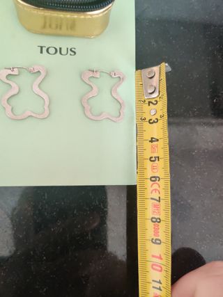 Pendientes de plata Tous