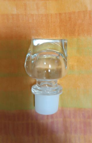 Bicchieri/bottiglia cristallo e argento