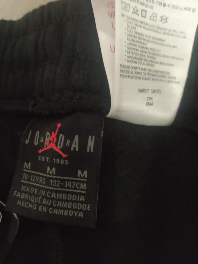 Pantalon Jordan invierno niño original 