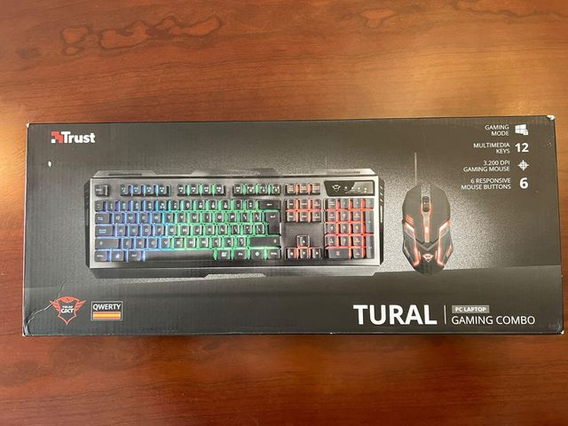 Teclado y Ratón GAMING COMBO Trust GXT 845