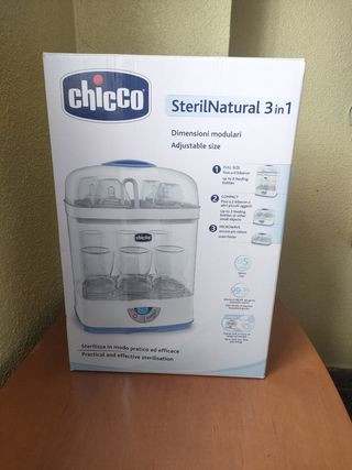 Esterilizador de biberones chicco 3 en 1
