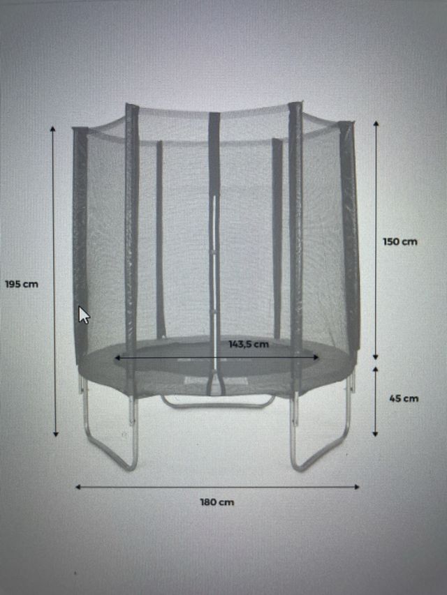 Cama elástica SIXBROS 180.