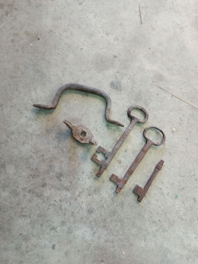 Llaves antiguas de forja