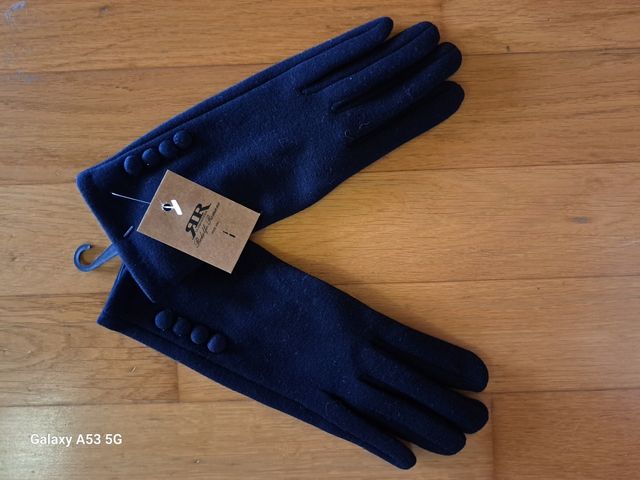Guanti nuovi blu