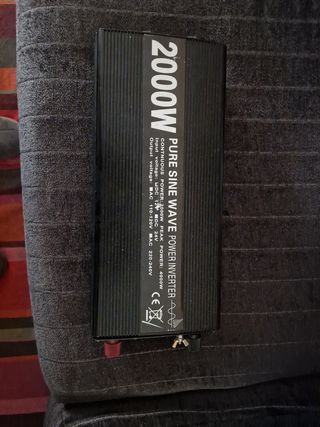 Convertidor conversor 2000w onda pura 