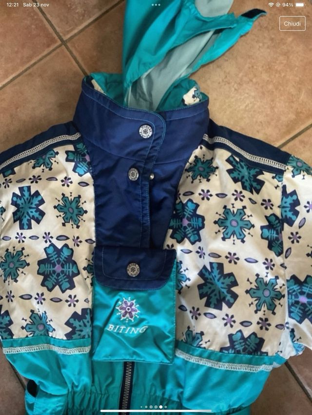 Biting tuta piumino da neve small snowboard sci