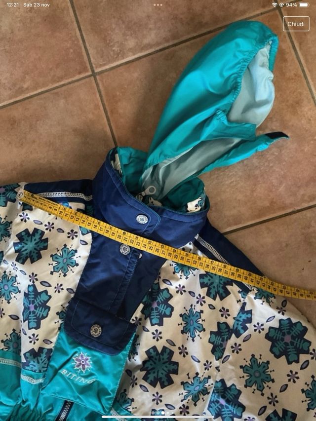 Biting tuta piumino da neve small snowboard sci