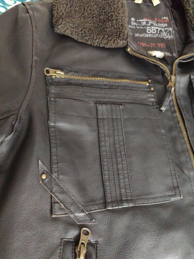 Chaqueta cuero hombre t/M