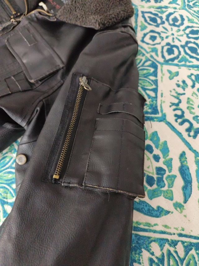 Chaqueta cuero hombre t/M