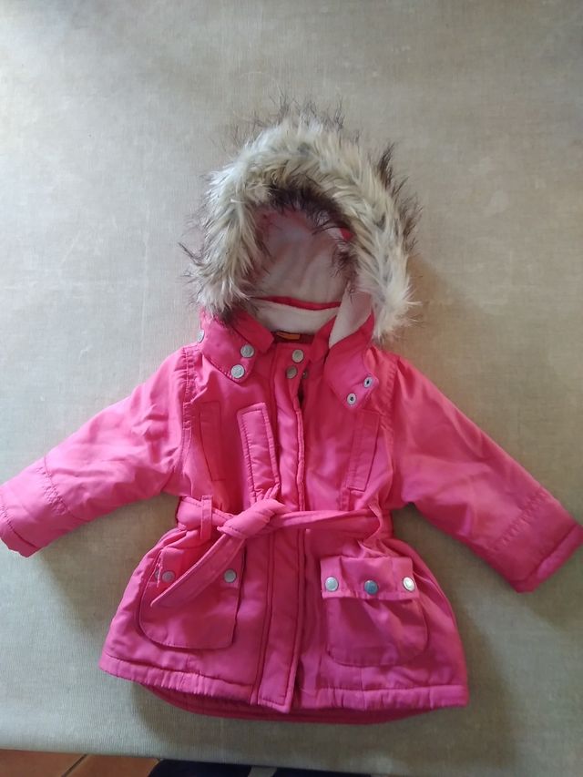 Abrigo 6 meses color rosa