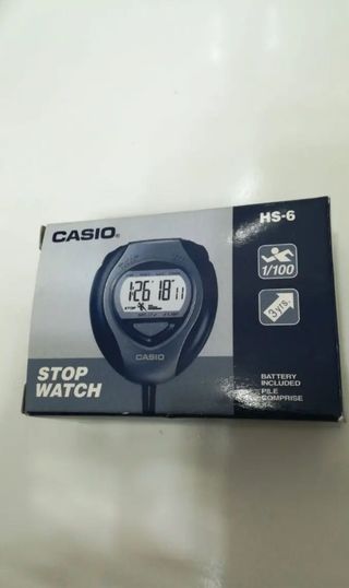 Cronometro Casio HS-6 Oficial. Nuevo vintage