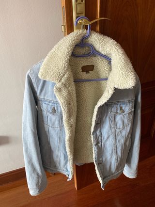 Cazadora vaquera forrada hombre 