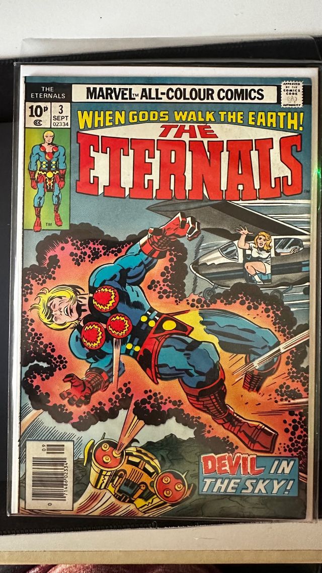 Comic The Eternals #3 1976 Primera aparicion Sersi