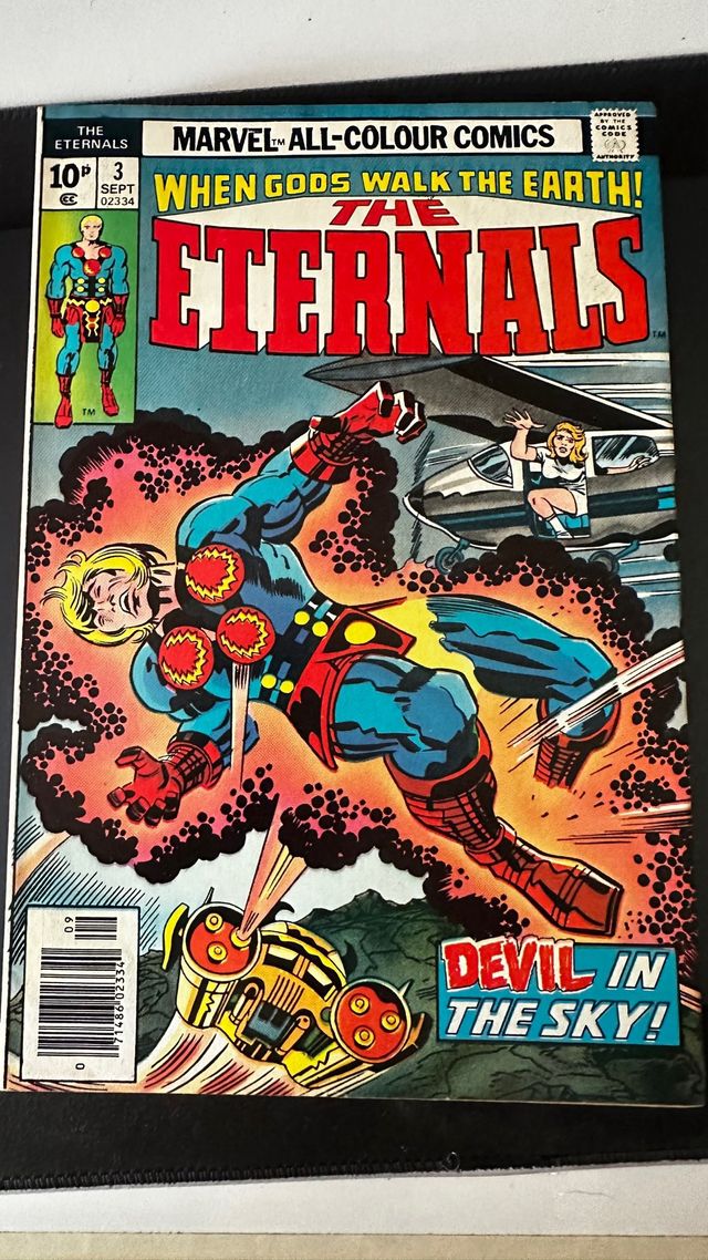 Comic The Eternals #3 1976 Primera aparicion Sersi