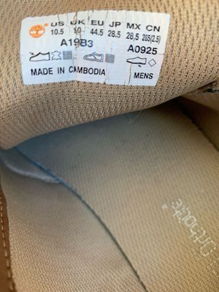 scarpe uomo stringate Timberland tg 44.5