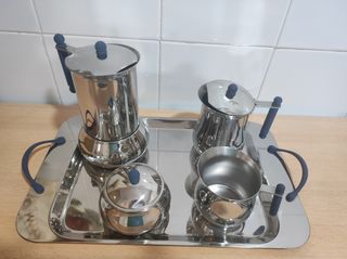 Juego café acero inoxidable 