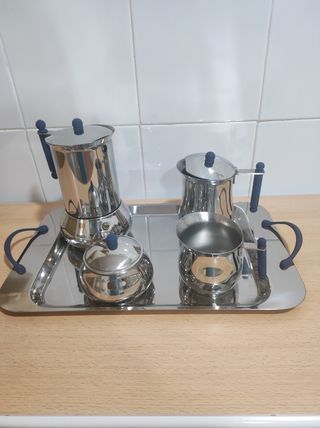 Juego café acero inoxidable 