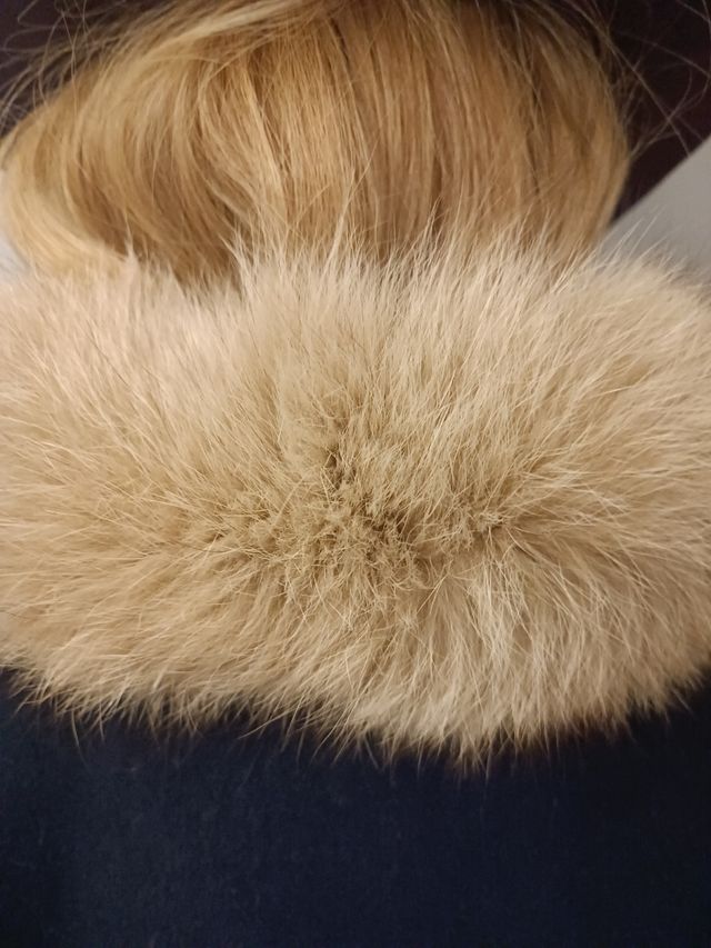 Mantella vintage con pellicciotto