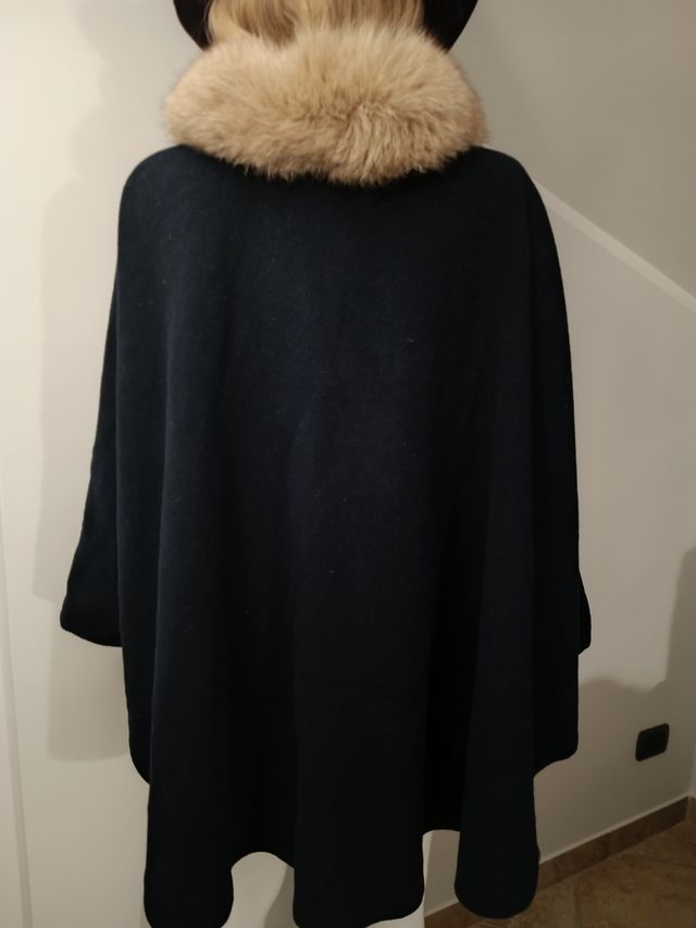 Mantella vintage con pellicciotto