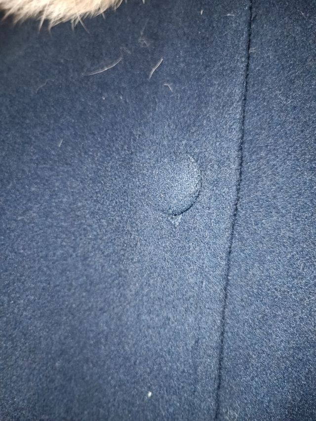 Mantella vintage con pellicciotto