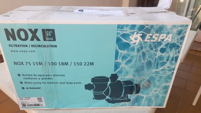 Bomba de piscina ESPA 1.5 cv. 230v