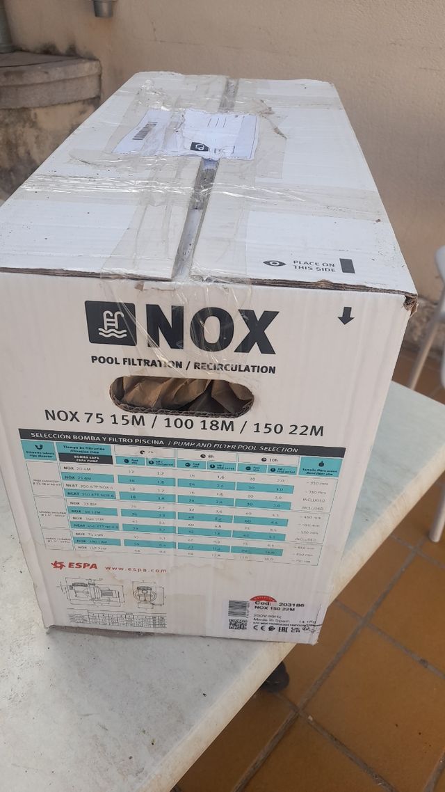 Bomba de piscina ESPA 1.5 cv. 230v