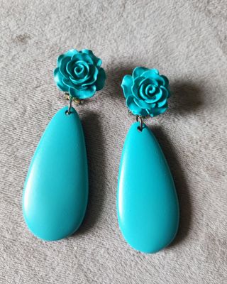 Conjunto Flamenca Flor+Pendientes 