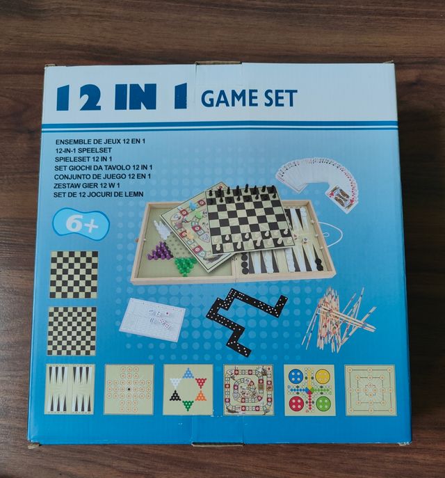 12 juegos de mesa en uno