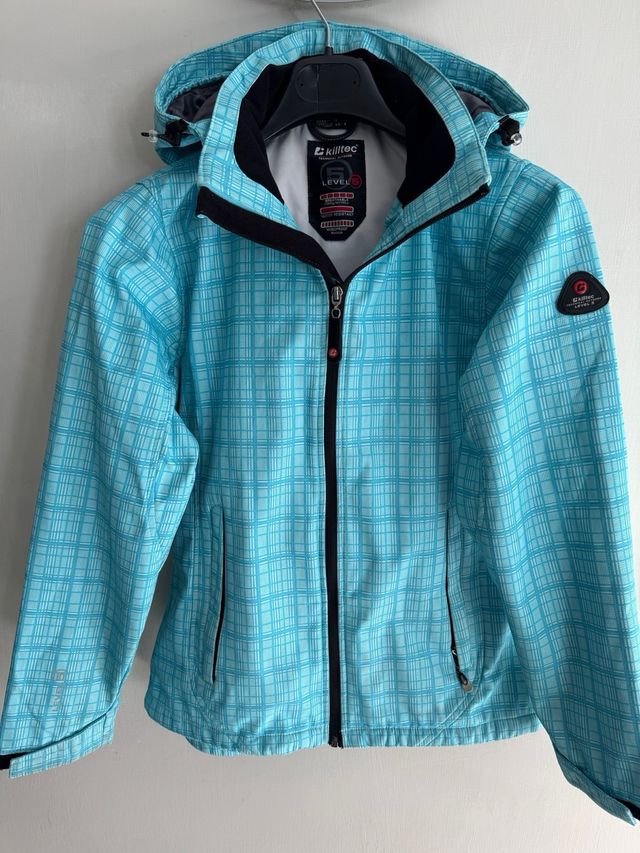 Giubbotto killtec celeste donna