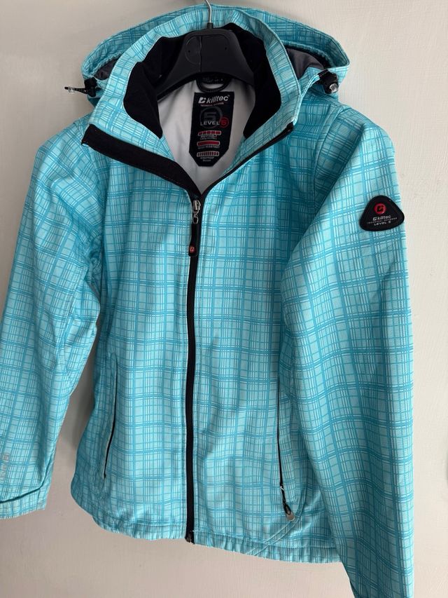 Giubbotto killtec celeste donna