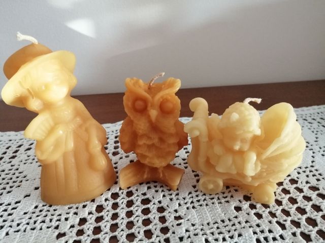 Candele in cera d'api