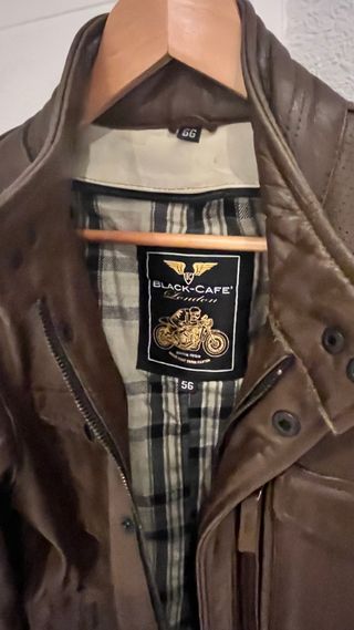 Chaqueta cuero Black Cafe London