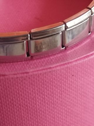 Pulsera elástica acero y oro Tous 