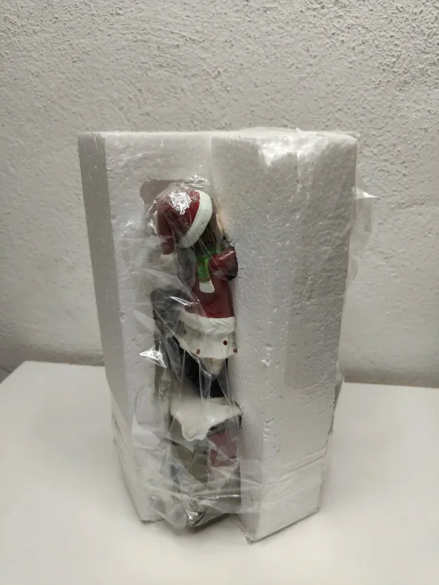 Calendario natalizio Ragazza con dadi numerici