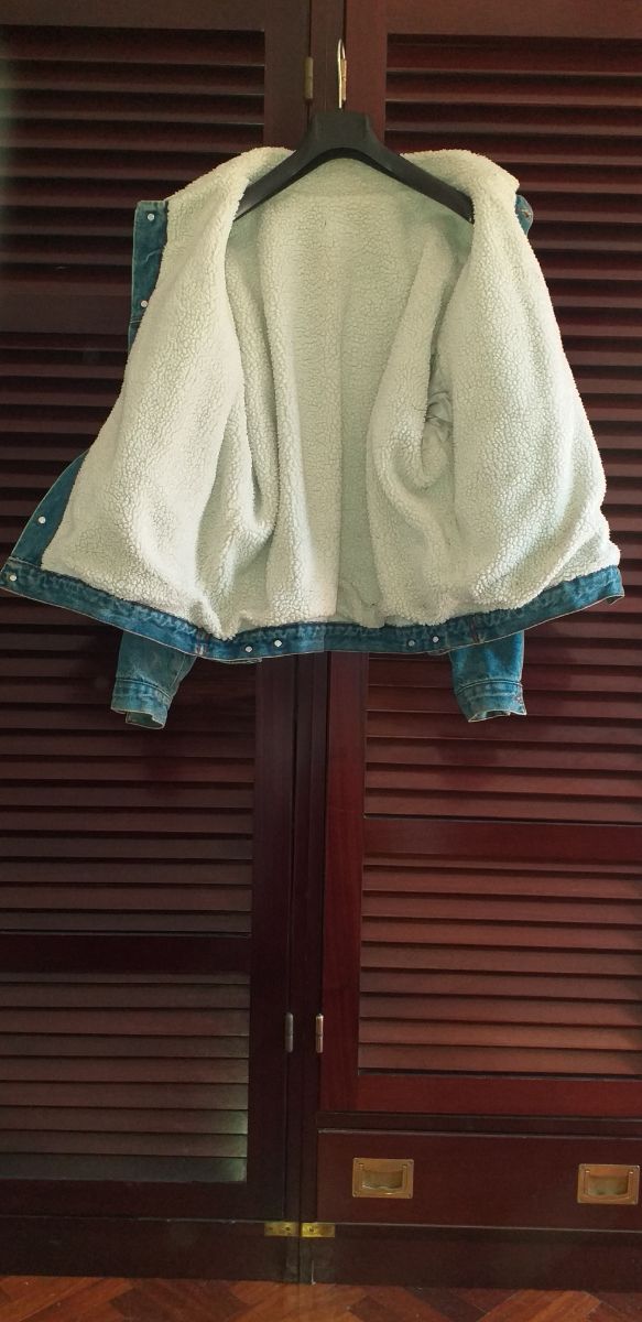 Giacca in denim foderata 
