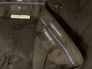 Traje negro chico y camisa blanca ( 1 solo uso)