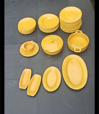 Vajilla de muñecas de 1940