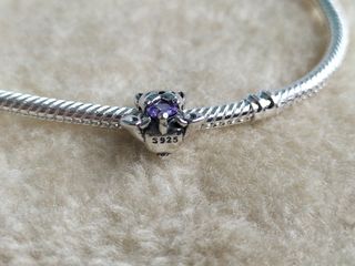 Charm perrito corazón plata de ley