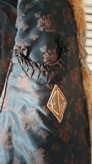 Chaquetón de piel de zorro de Canadá 