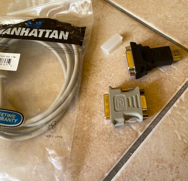 Cavo Video DVI VGA USB A B HDMI Tastiera Logitech