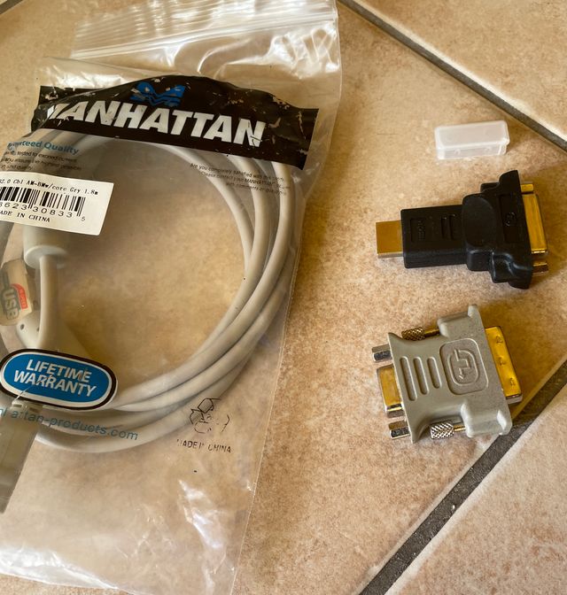 Cavo Video DVI VGA USB A B HDMI Tastiera Logitech