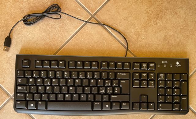 Cavo Video DVI VGA USB A B HDMI Tastiera Logitech