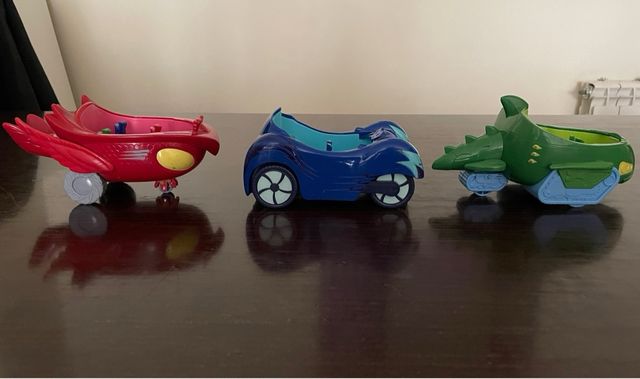 Vehiculos PJ Masks con muñecos originales