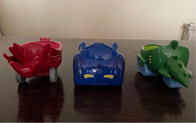 Vehiculos PJ Masks con muñecos originales