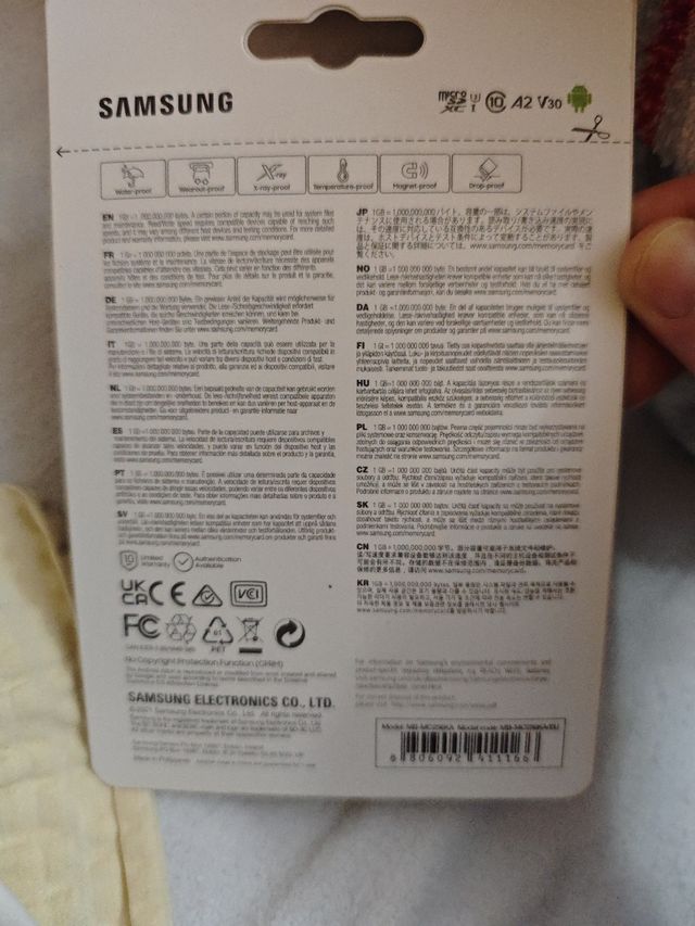 Micro sd Evo plus 256GB