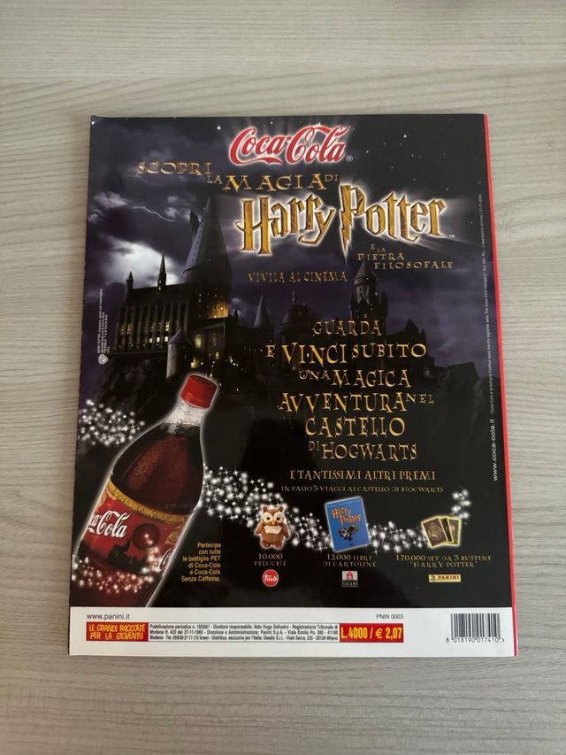 Album figurine Harry Potter 2001