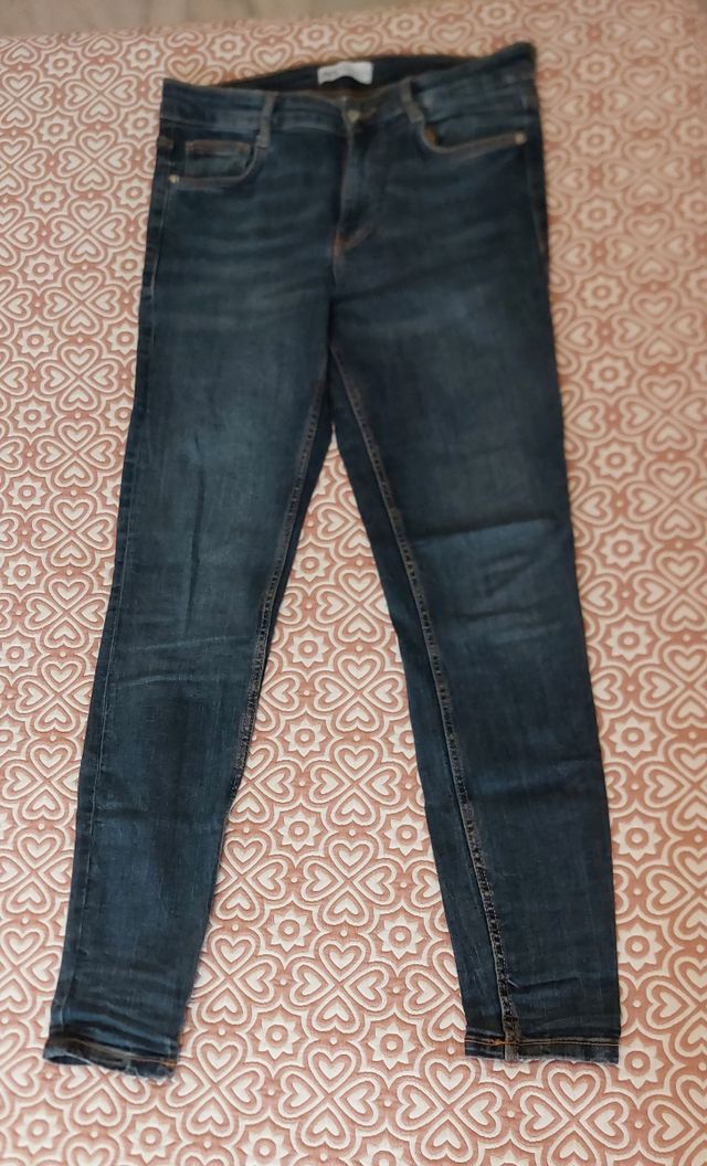 Vaquero azul skinny Zara T38