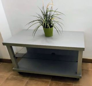 Mueble mesa baja salón televisión de madera