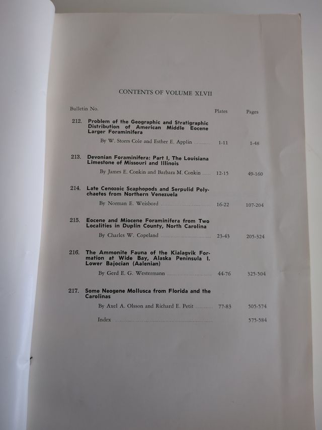 Trabajos sobre paleontología americana